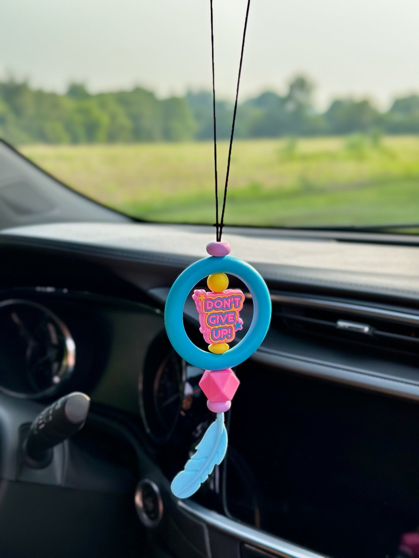 DON'T GIVE UP CAR CHARM...