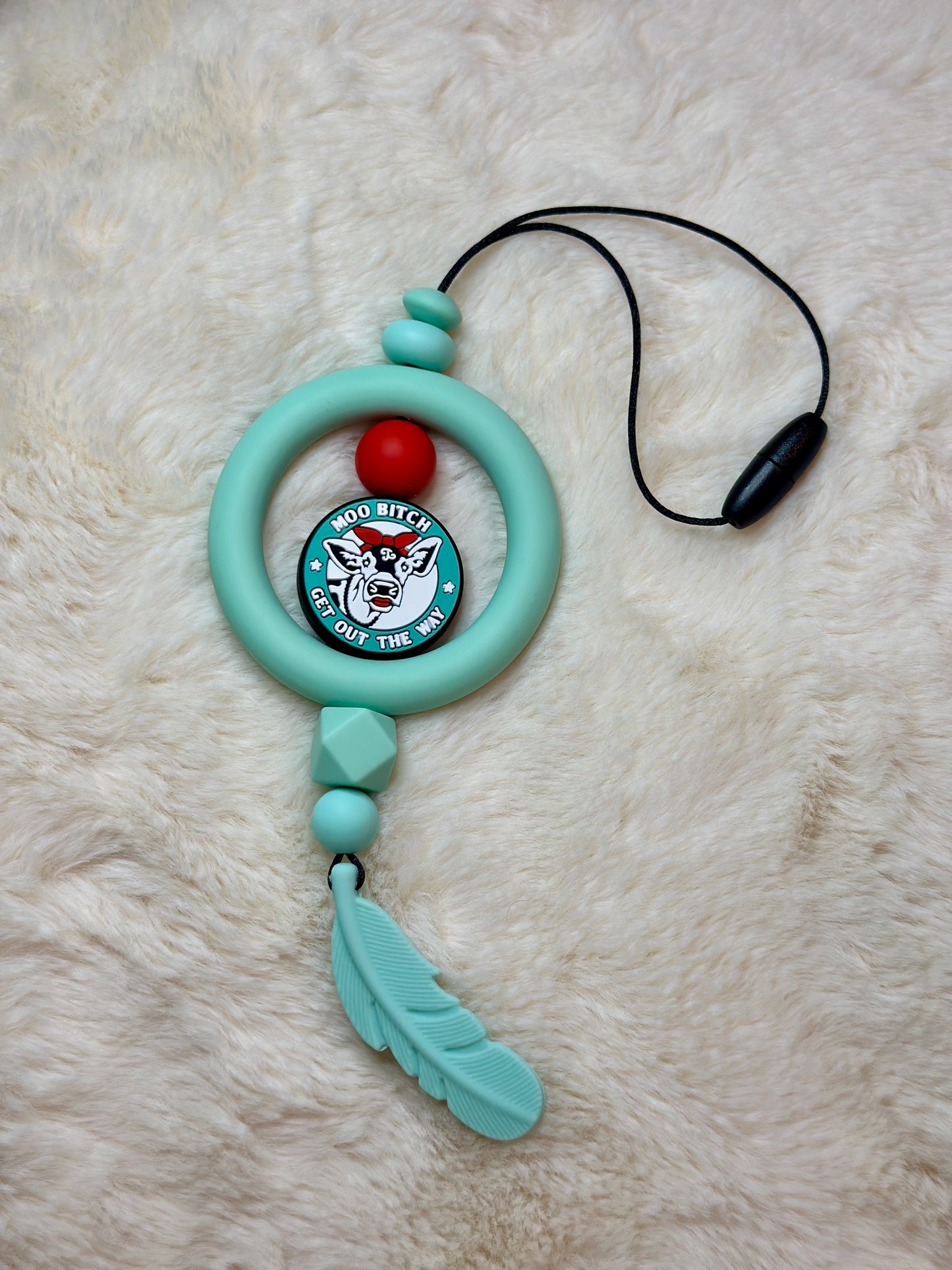 MOO BISH CAR CHARM...