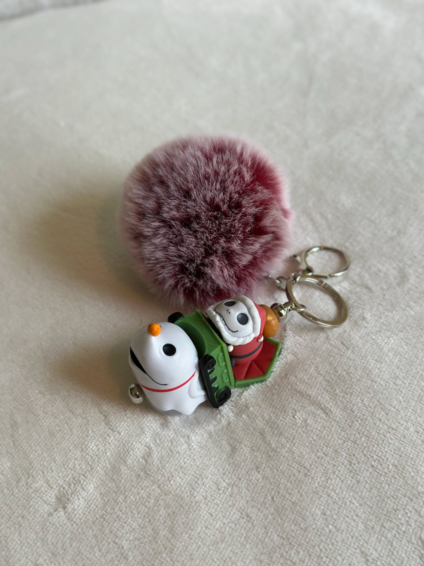 STEPPING IN FOR SANTA KEYCHAIN...