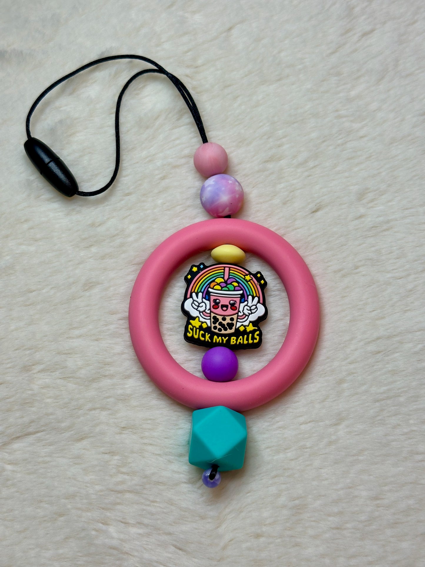 SUCK MY BOBA CAR CHARM...