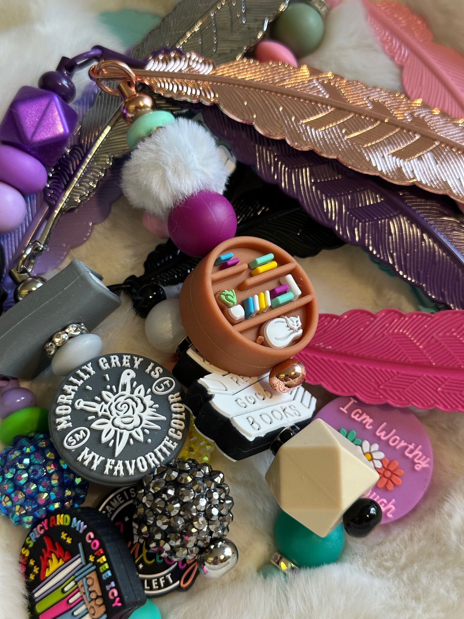 FEATHER BOOKMARKS...