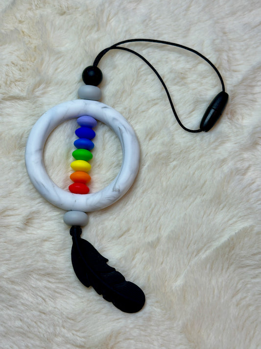 CHAKRA COLOR STACK CAR CHARM...