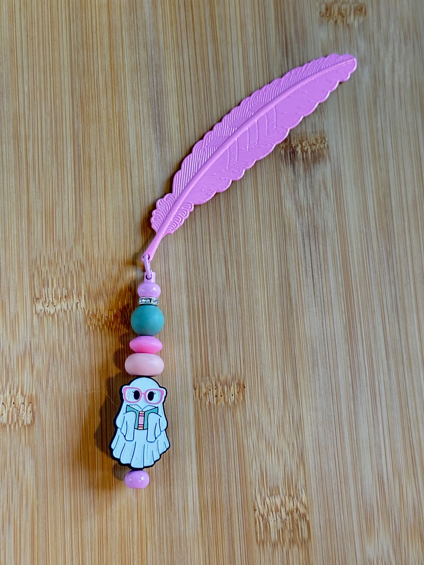 PINK GHOST BOOKMARK...