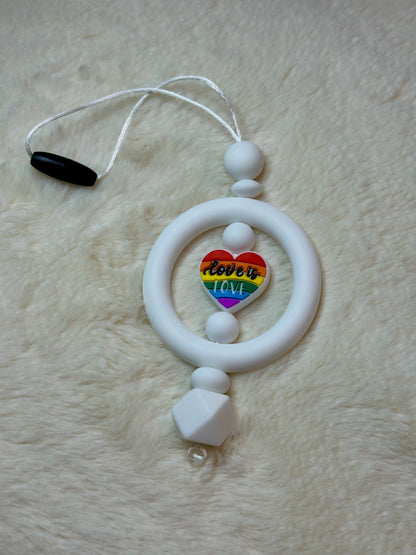 LOVE IS LOVE CAR CHARM...