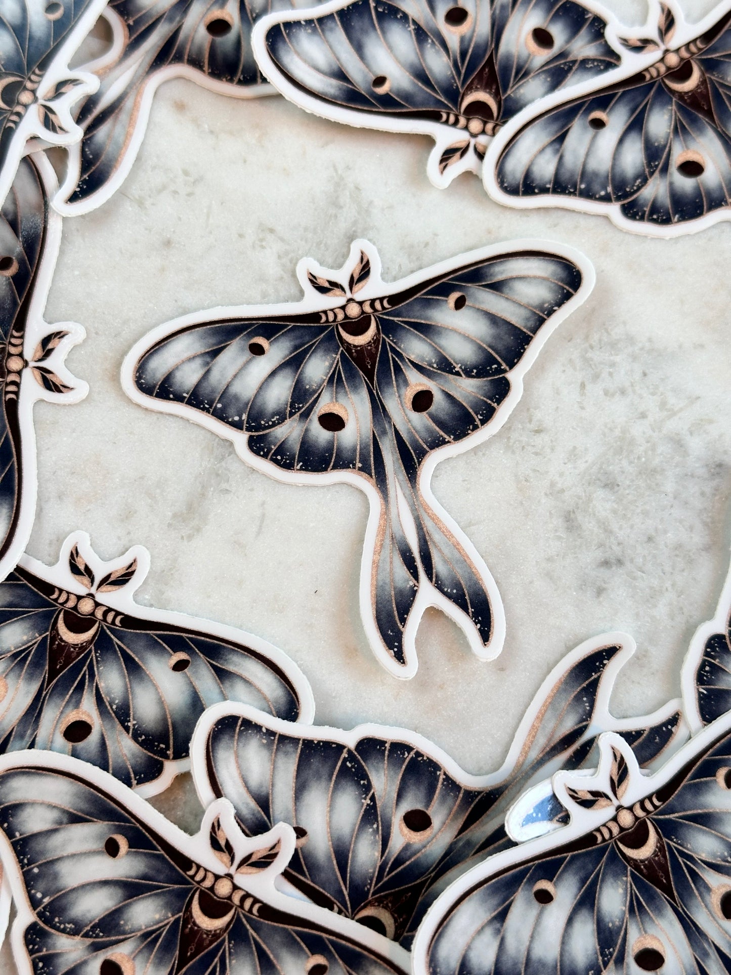 LUNA MOTH STICKER...