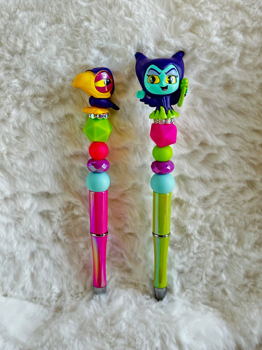 MALEFICENT AND DIAVAL PEN SET...