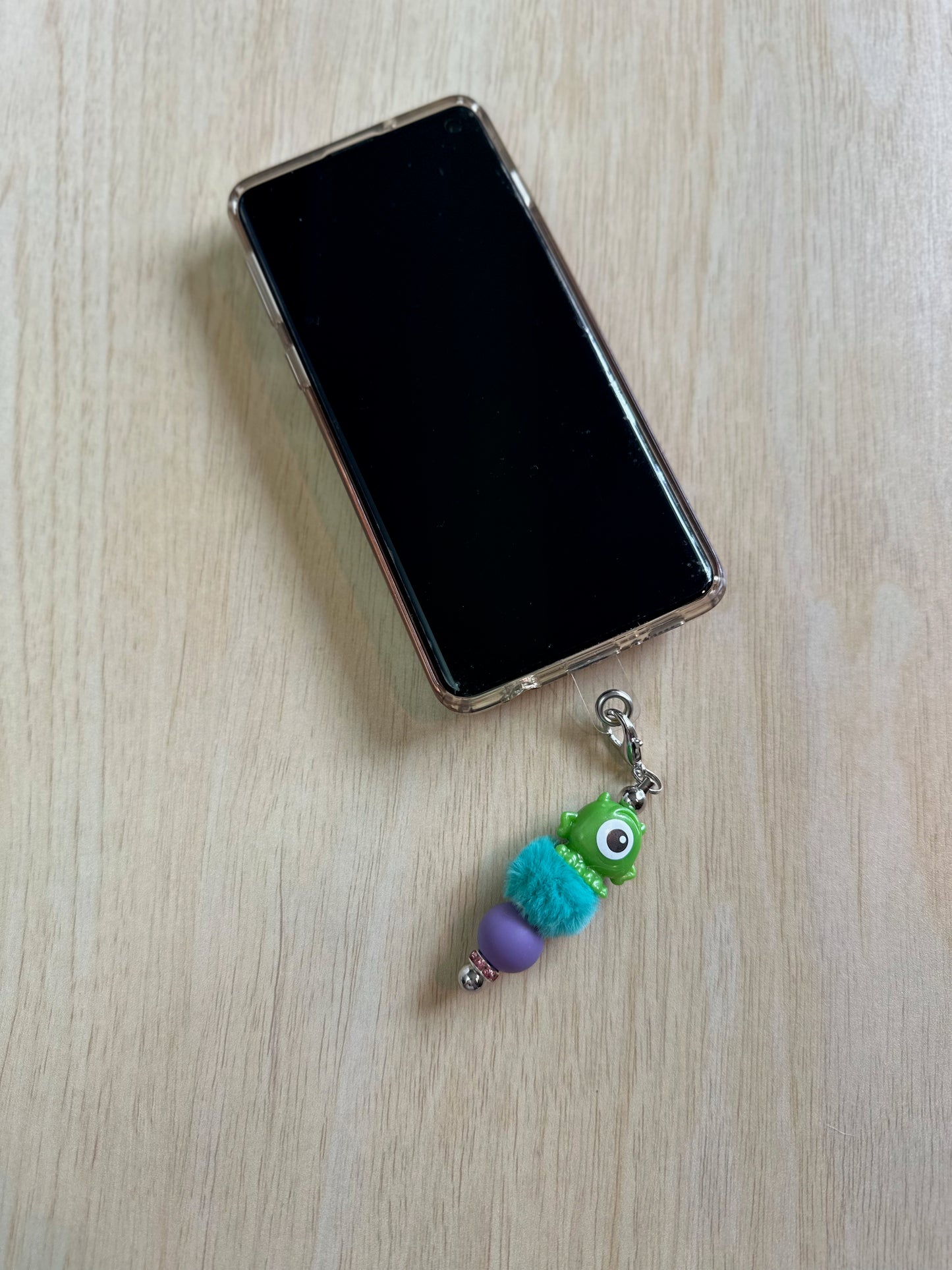 GOOGLIE BEAR PHONE CHARM...