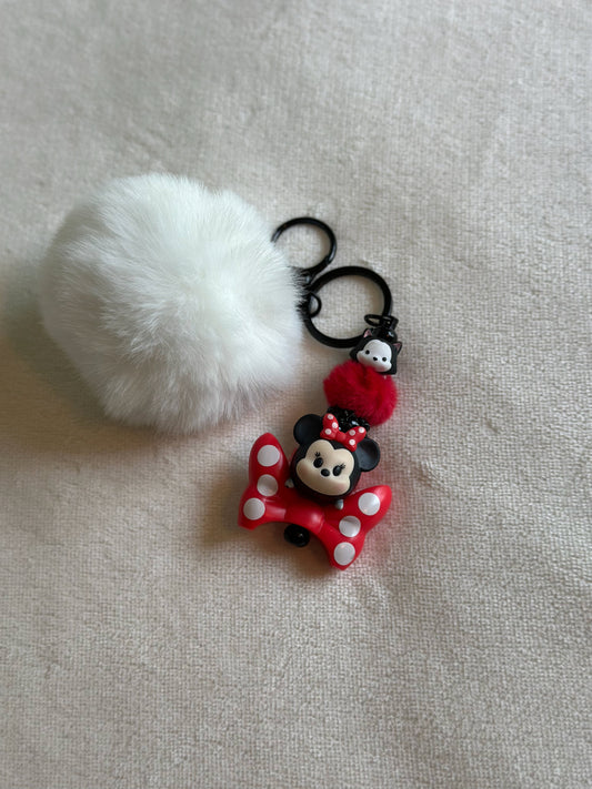 CLASSIC MINNIE & FIGARO KEYCHAIN...