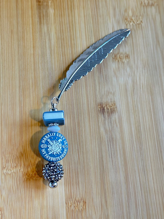 MORALLY GRAY BOOKMARK...