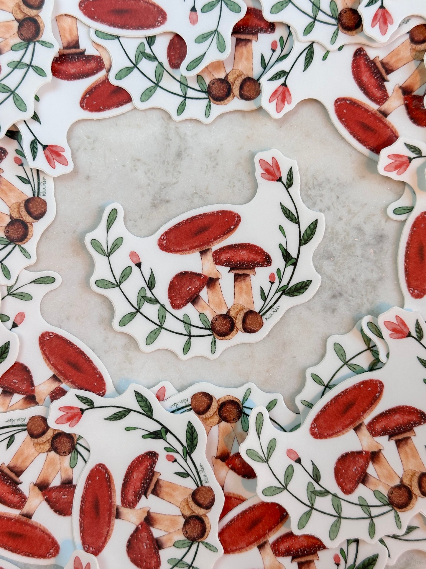 ELEGANT MUSHROOMS STICKER...