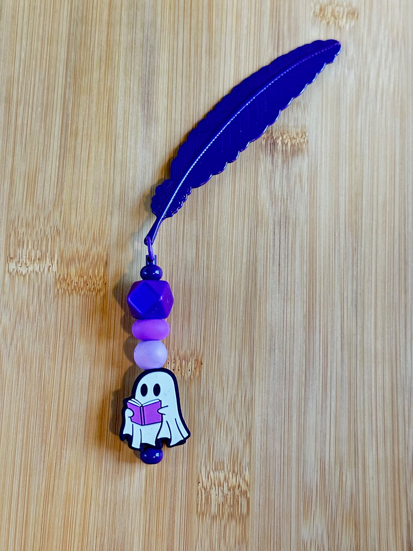 PURPLE GHOST BOOKMARK...
