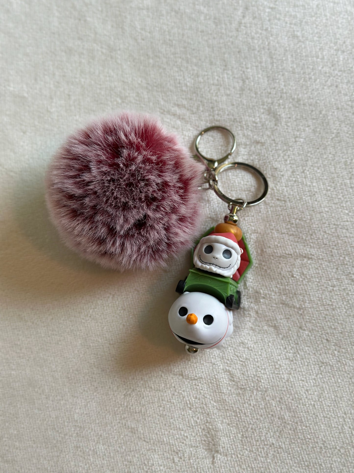 STEPPING IN FOR SANTA KEYCHAIN...