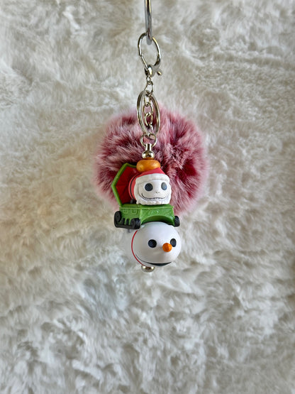 STEPPING IN FOR SANTA KEYCHAIN...