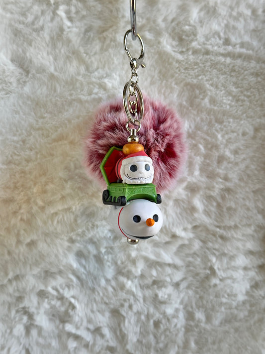 STEPPING IN FOR SANTA KEYCHAIN...