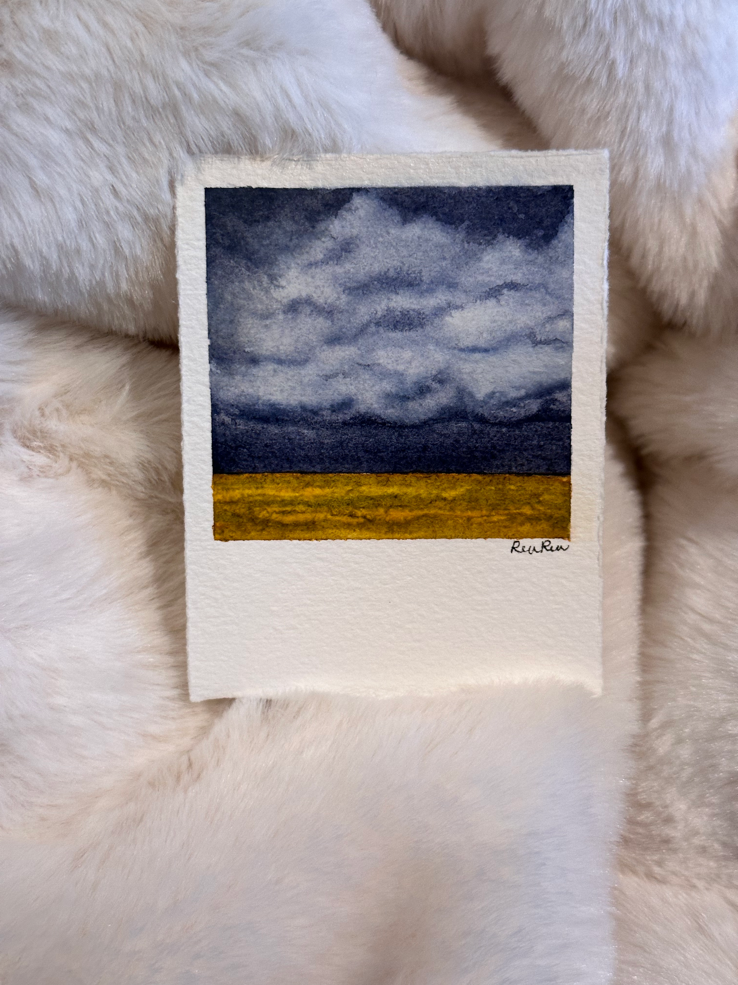 STORM CLOUDS WATERCOLOR...