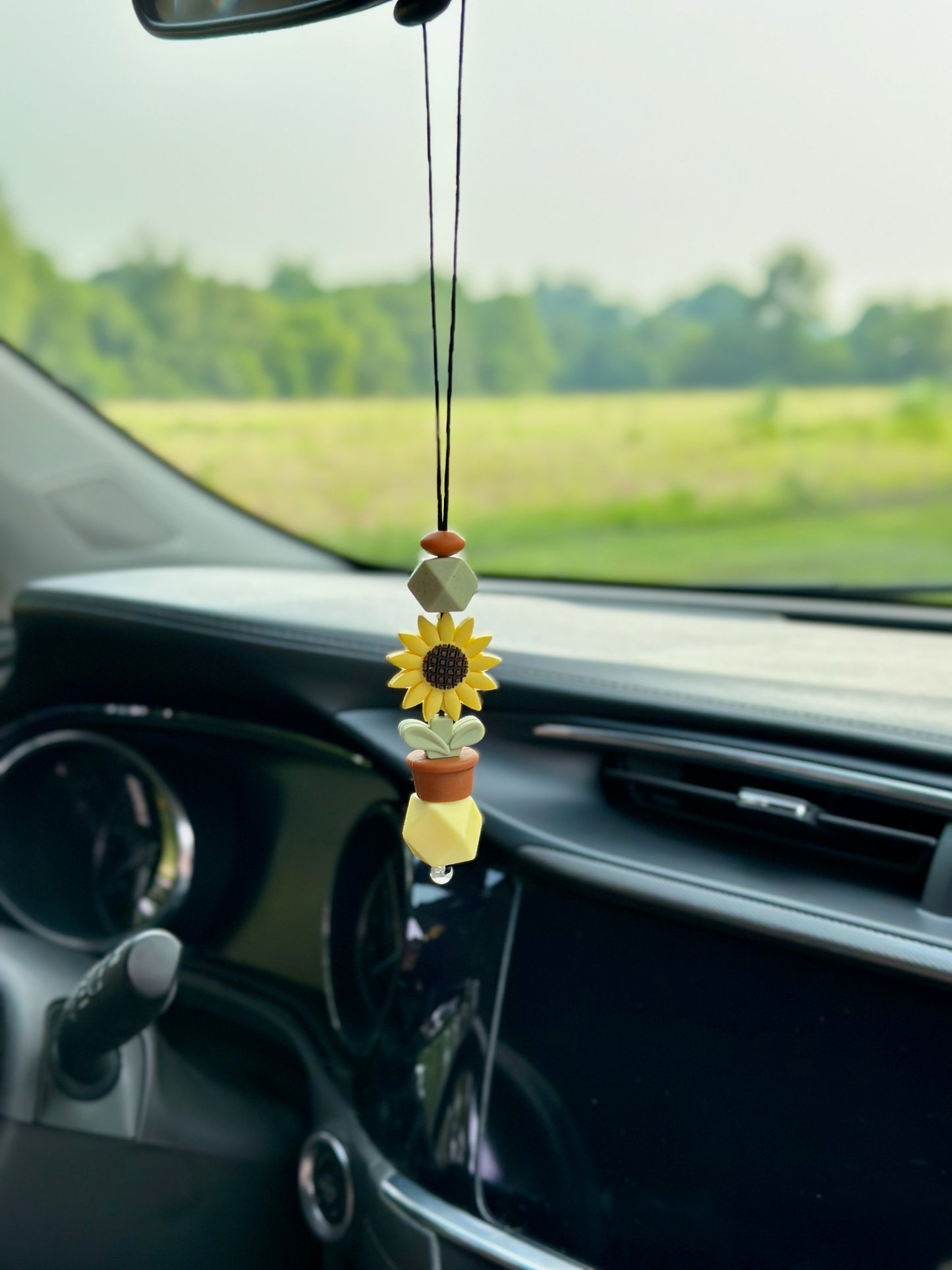 SUNFLOWER CAR CHARM...