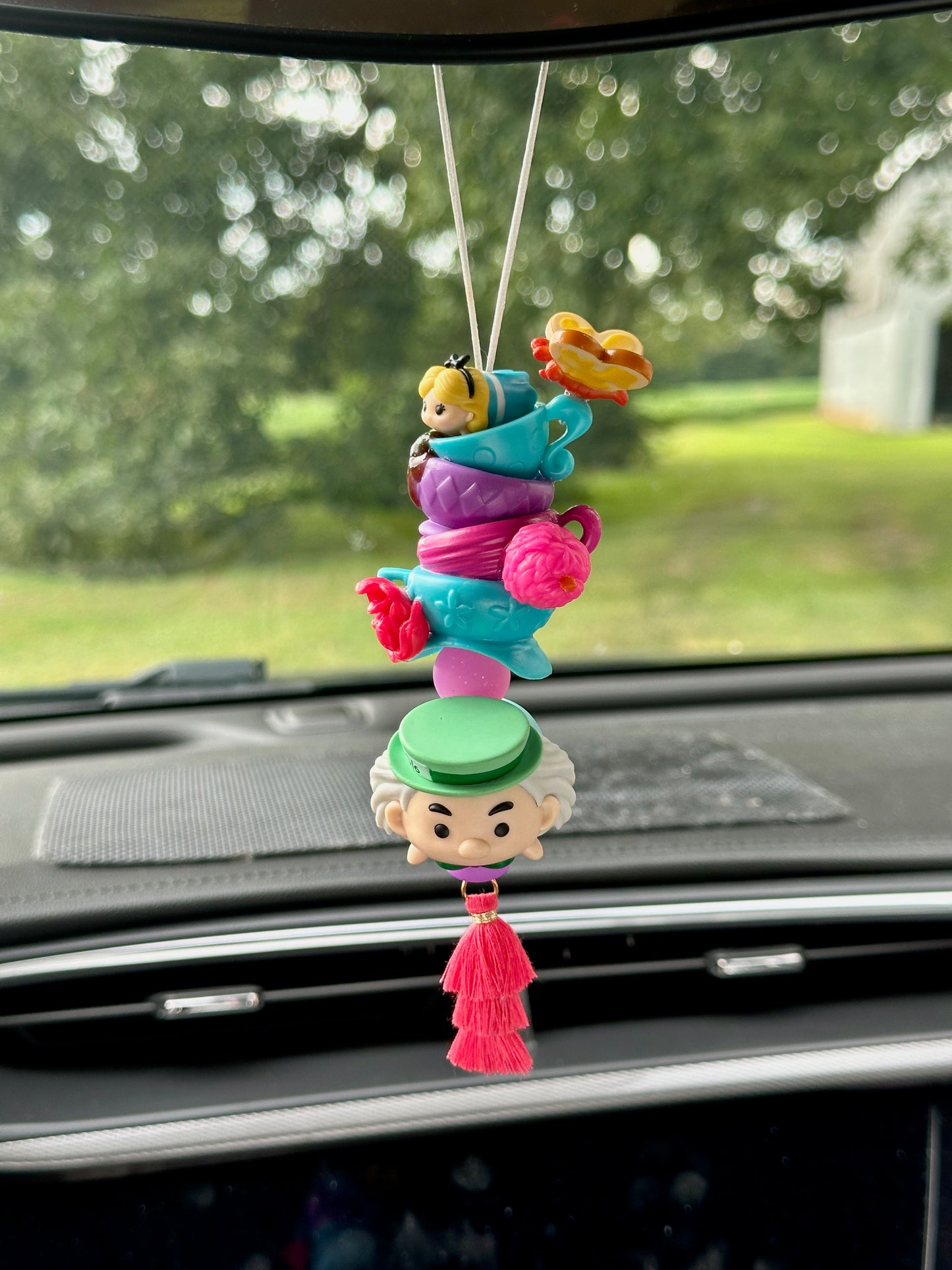 TOPSY TURVY TEA PARTY CAR CHARM...